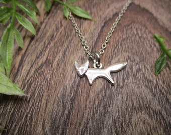 Fox Necklace, Animal Necklace, Zoo Necklace, Fox Jewelry, Animal Jewelry  Gifts For Her / Him