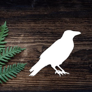 Raven Vinyl Decal For Water Bottle Raven  Sticker Cup Sticker Laptop Decal Car Decal