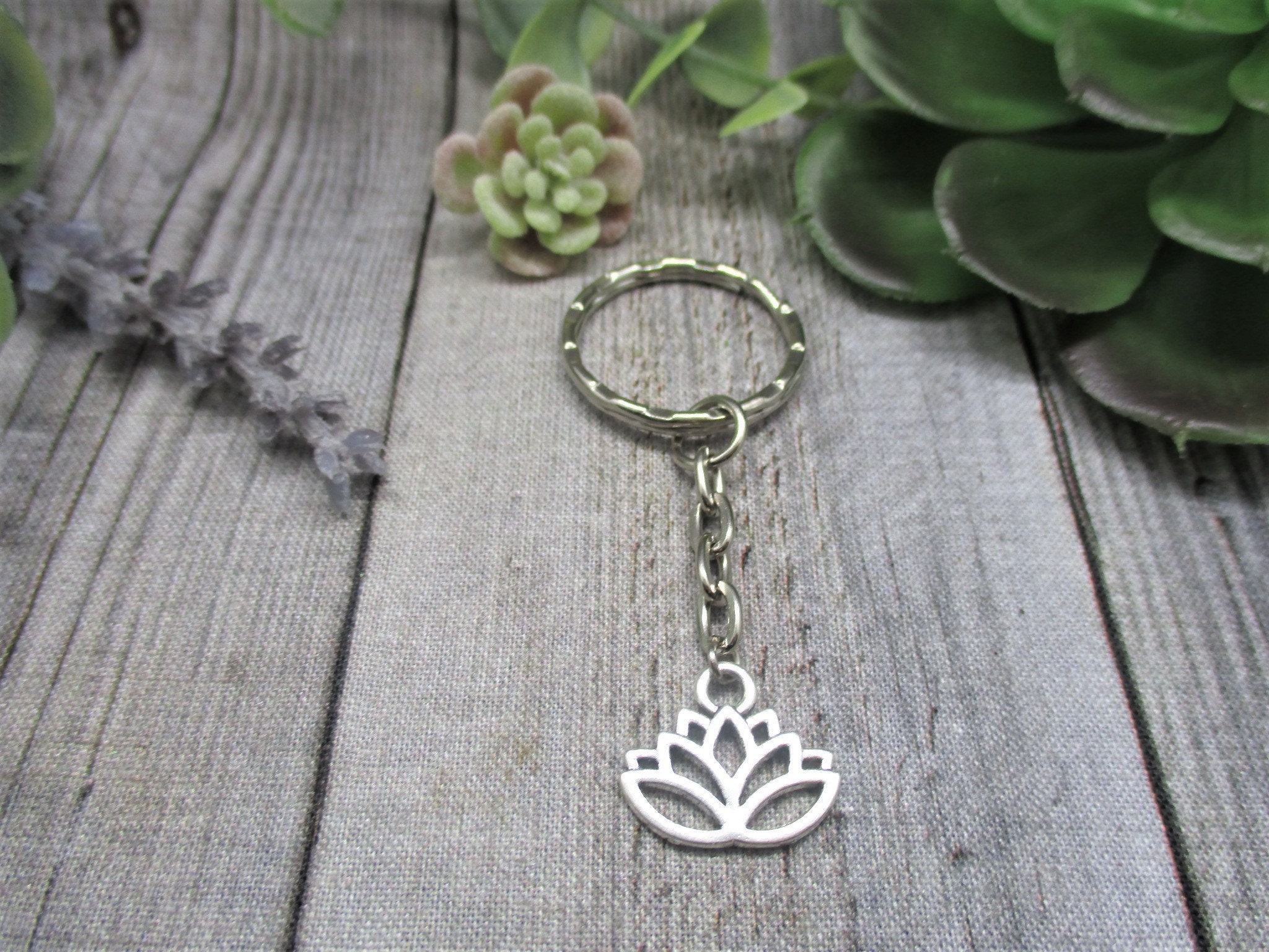 Lotus Keychain 