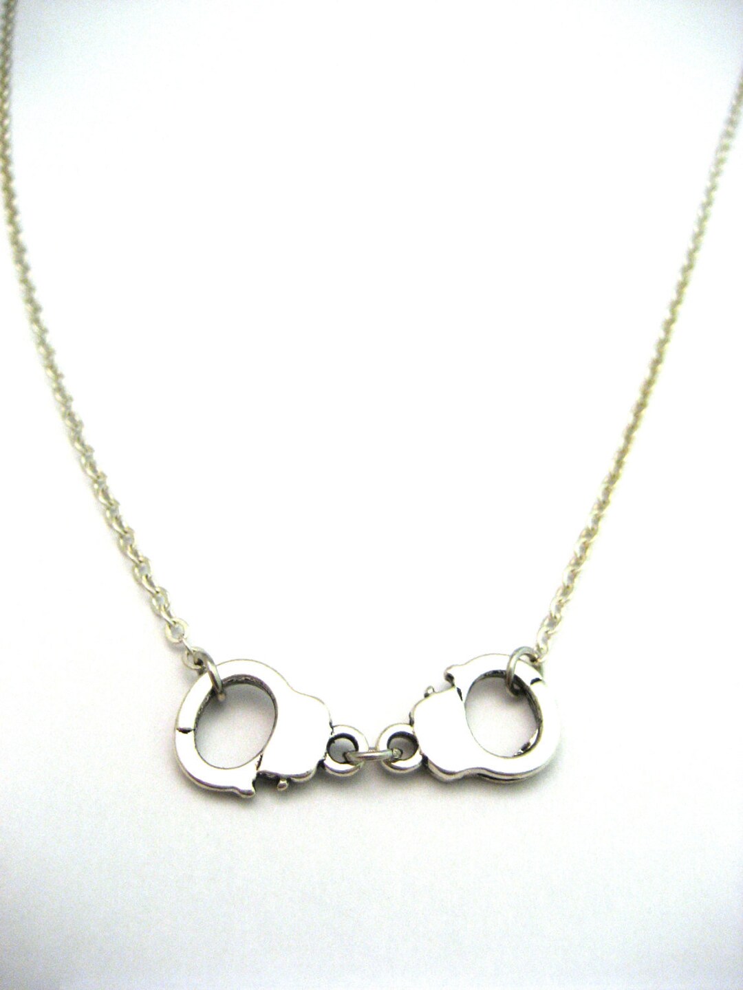 Handcuff Necklace Hand Cuff Jewelry Criminal Justice Etsy