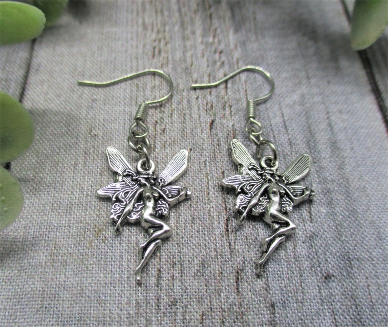 Fairy Earrings Fae Earrings Fairy Jewelry Gifts For Her Cottagecore Fairycore image 1