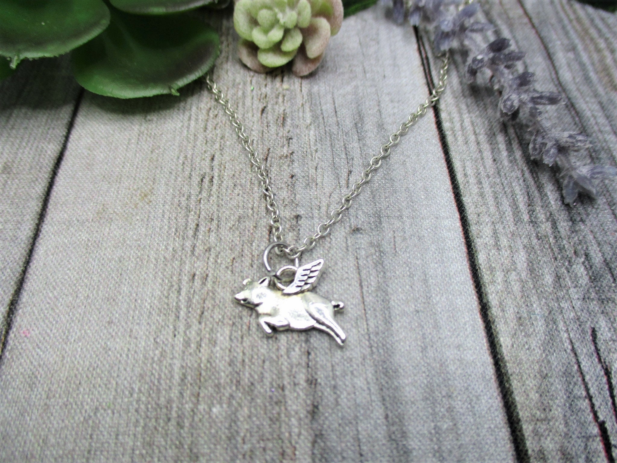 Buy Flying Pig Necklace Online In India -  India
