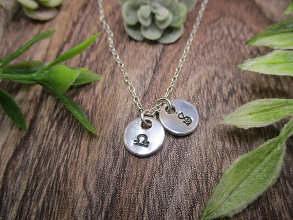 Etsy libra shop necklace
