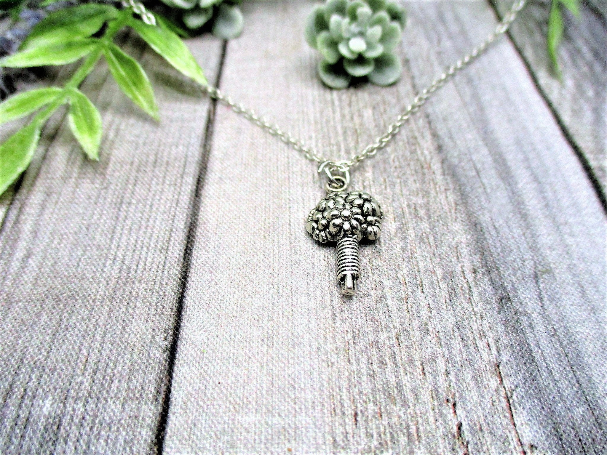 Bouquet Necklace Bouquet Charm Necklace Flower Necklace Flower Etsy UK
