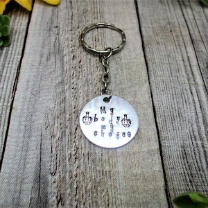 My Body My Choice  Keychain Hand Stamped  Gifts For Her Prochoice Keychain
