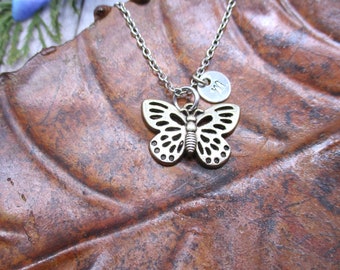 Vlinder ketting gepersonaliseerde sieraden vlinder sieraden cadeaus voor haar