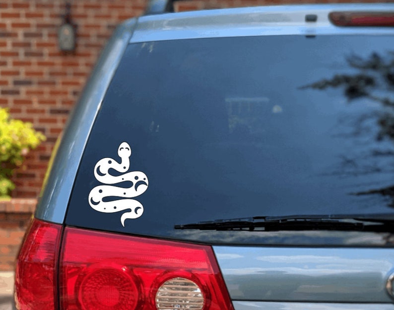 Vinyl Snake Decal Serpant Vinyl Decal For Water Bottle Sticker Cup Sticker Laptop Decal Car Decal Tumbler image 4