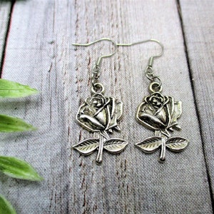 Rose Earrings  Rose Jewelry Love Jewelry Gifts For Her