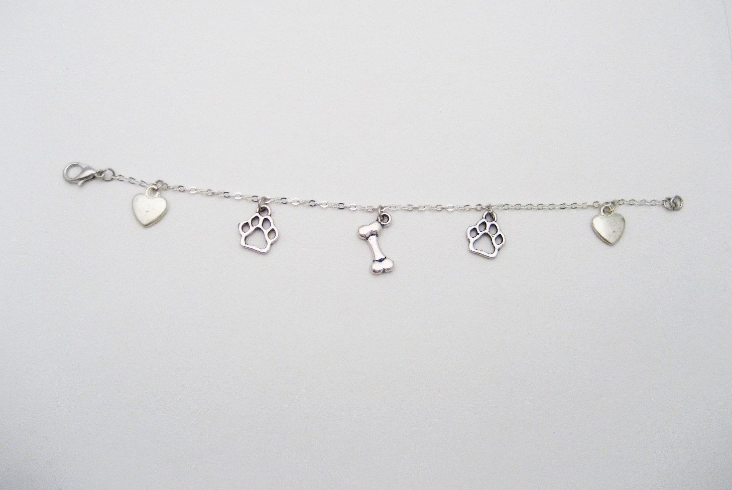 Dog Charm Bracelet Puppy Charm Bracelet Pet Parent Bracelet Etsy