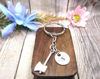 Axe Keychain Personalized Gifts  Axe Gift Custom  Gifts For Her / Him Horror Keychain