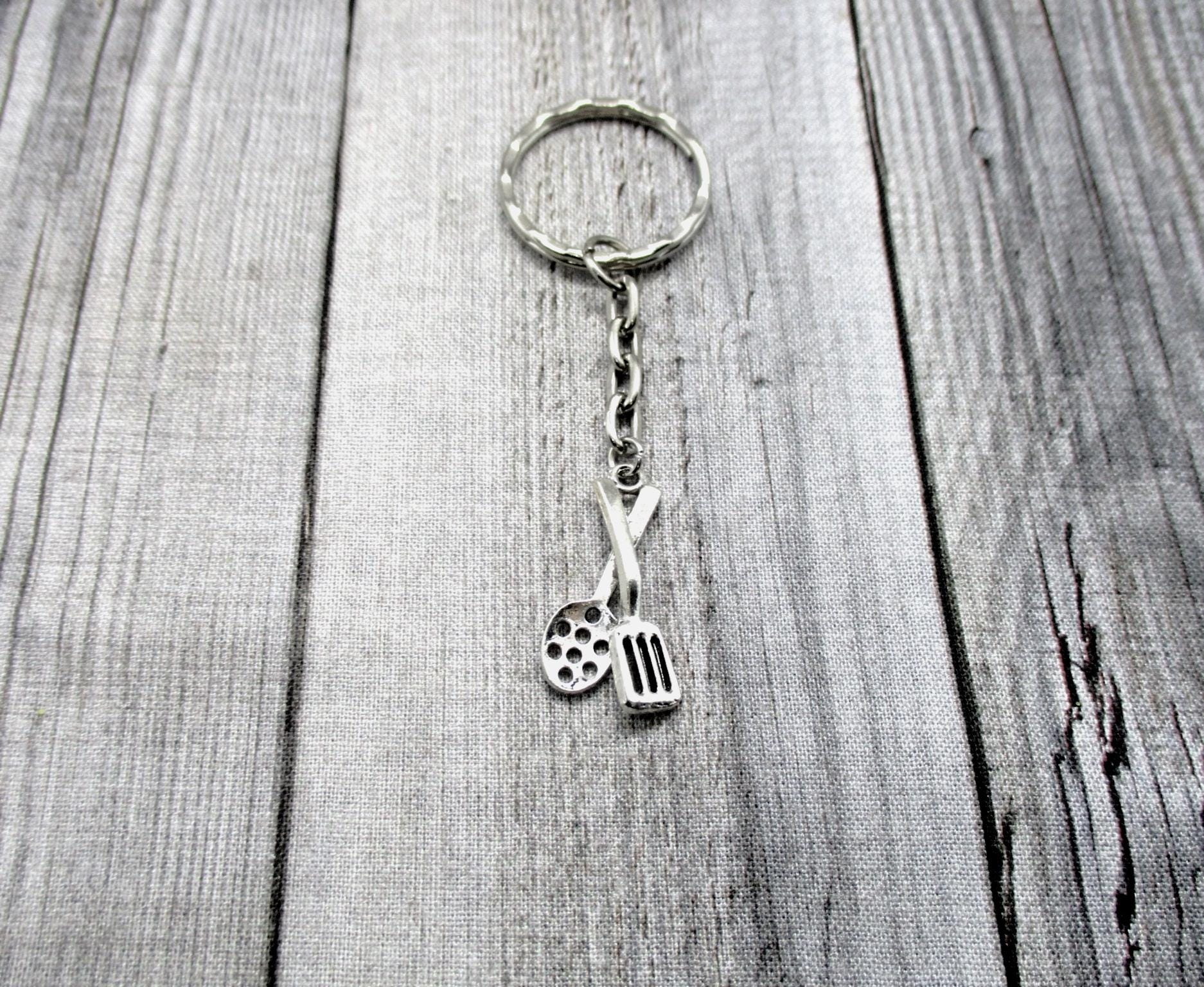 Llavero de espátula, llavero de cocinero, llavero de cuchara, regalos para  amantes de la comida, llavero de chef, regalo de chef, llavero de cocina,  llavero de comida, regalos por menos de 10, image size:1874x1536