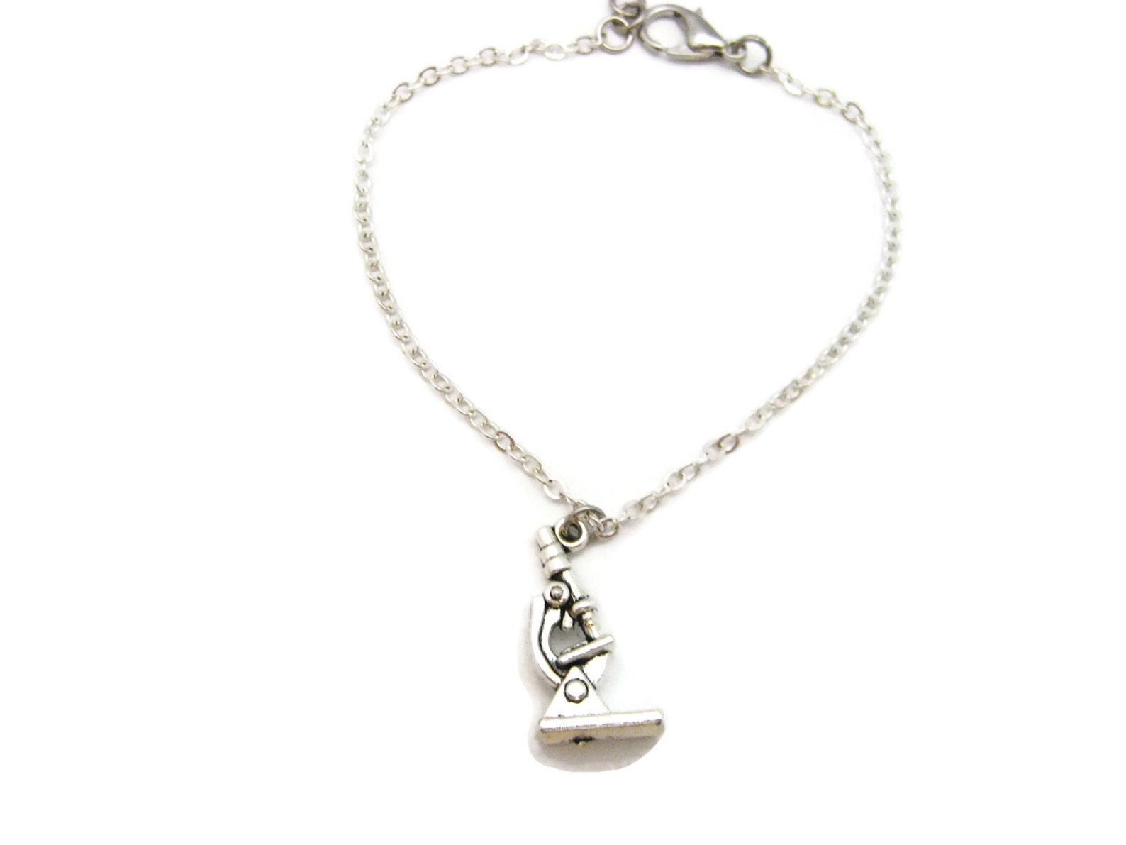 Microscope Bracelet Microscope Jewelry Biology Bracelet Etsy