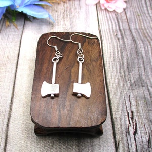 Axe Earrings  Axe  Tool Jewelry   Gifts For Her