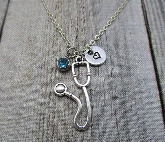 Personalised 2024 stethoscope necklace
