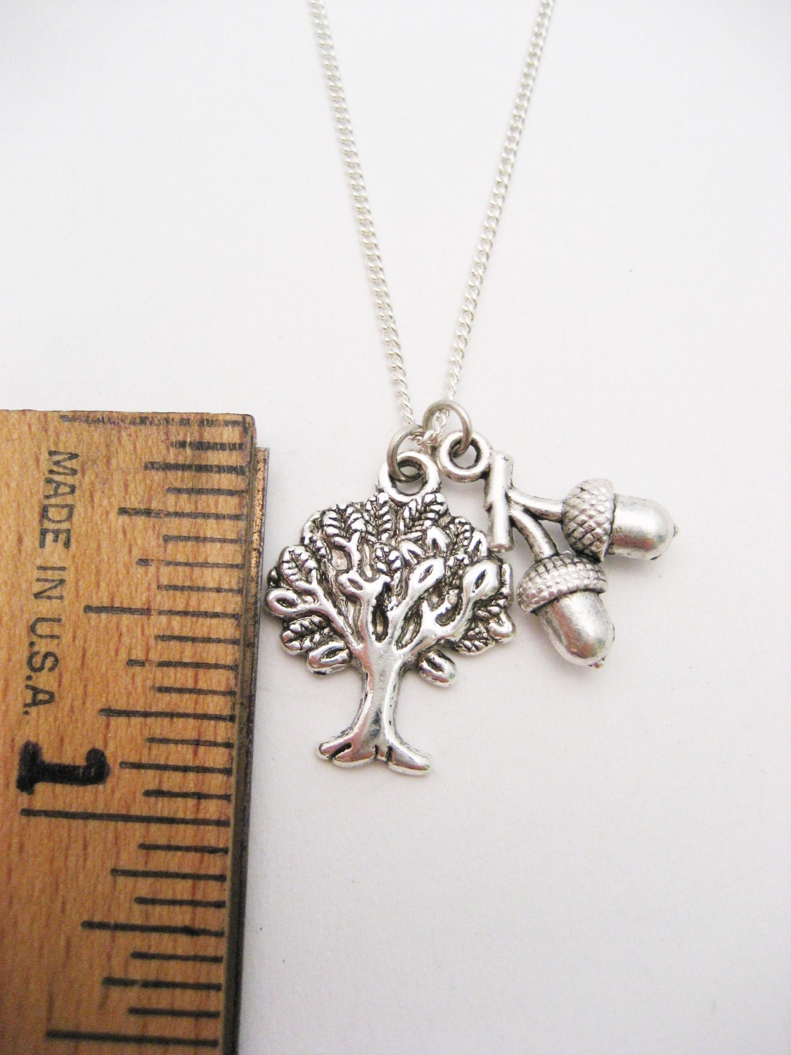 Oak Tree Necklace Oak Tree Jewelry Acorn Necklace Nature Etsy Canada