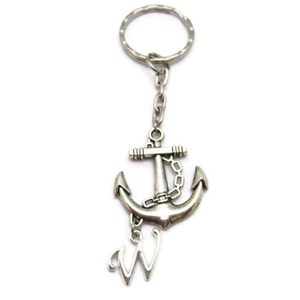 Âncora chaveiro náutico carta chaveiro presente náutico inicial abençoado no mar âncora chaveiro presente personalizado