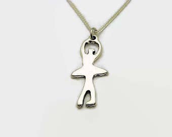 Ballerina Necklace Ballerina Jewelry, Ballet Necklace, Ballet Jewelry, Dancer Dance Necklace, Dance Jewelry, Sports Jewelry