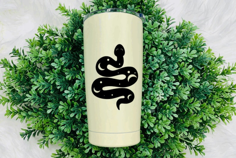 Vinyl Snake Decal Serpant Vinyl Decal For Water Bottle Sticker Cup Sticker Laptop Decal Car Decal Tumbler image 5