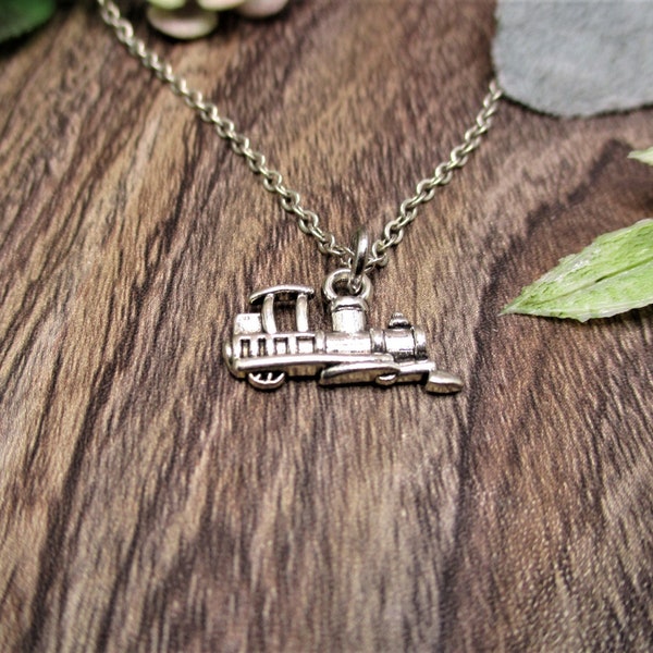 Train Necklace  Gifts For Her / Him Train Jewelry Train Conductor Gifts