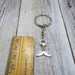 Whale Tail Keychain Whale Fluke Keychain Ocean Keychain Beach Lover Gifts Under 10 Whale Tail Gift Whale Keychain image 3