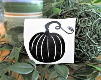 Vinyl Pumpkin Decal For Water Bottle Pumpkin Sticker Cup Sticker Laptop Decal Car Decal