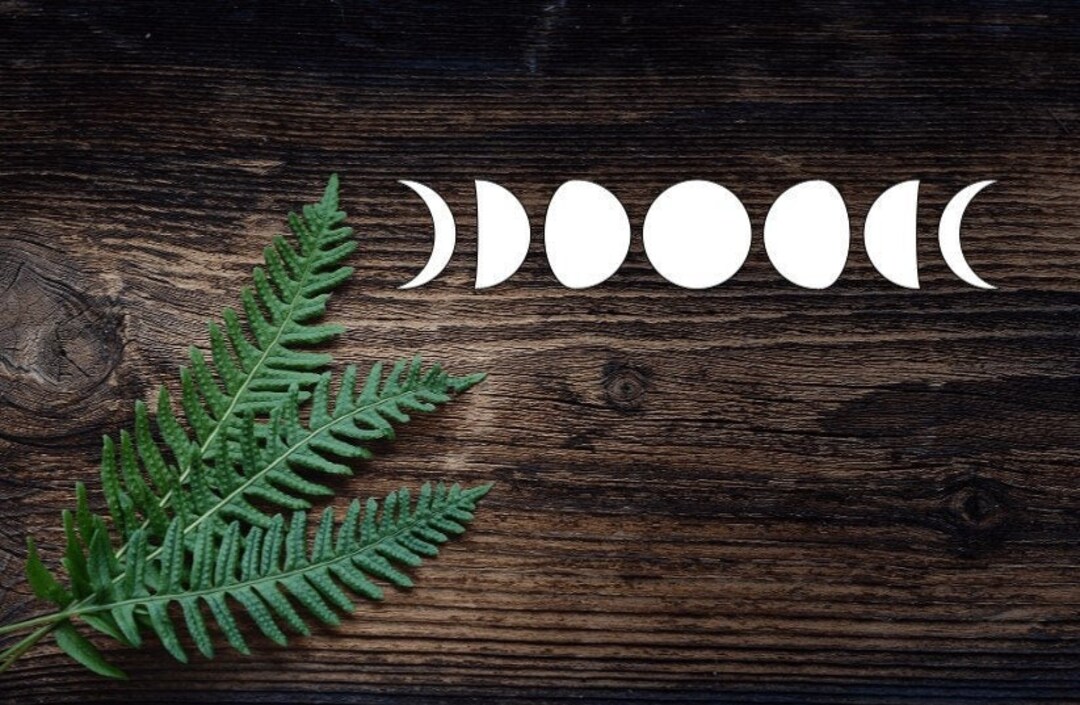 Vinyl Moon Phases Decal for Water Bottle Moon Phase Sticker Cup Sticker