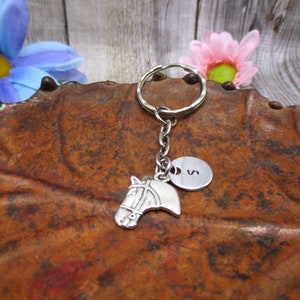 Llavero de cabeza de caballo, regalos personalizados, llavero ecuestre, llavero de animales, regalo para amantes de los caballos, llavero personalizado, regalos para ella