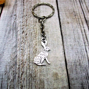 Rabbit Keychain Animal Keychain Rabbit Lovers Gifts For Him / Her Bunny Keychain