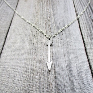Arrow Necklace, Arrow Jewelry, Archery, Archer Gift, Sports Jewelry, Gifts Under 20