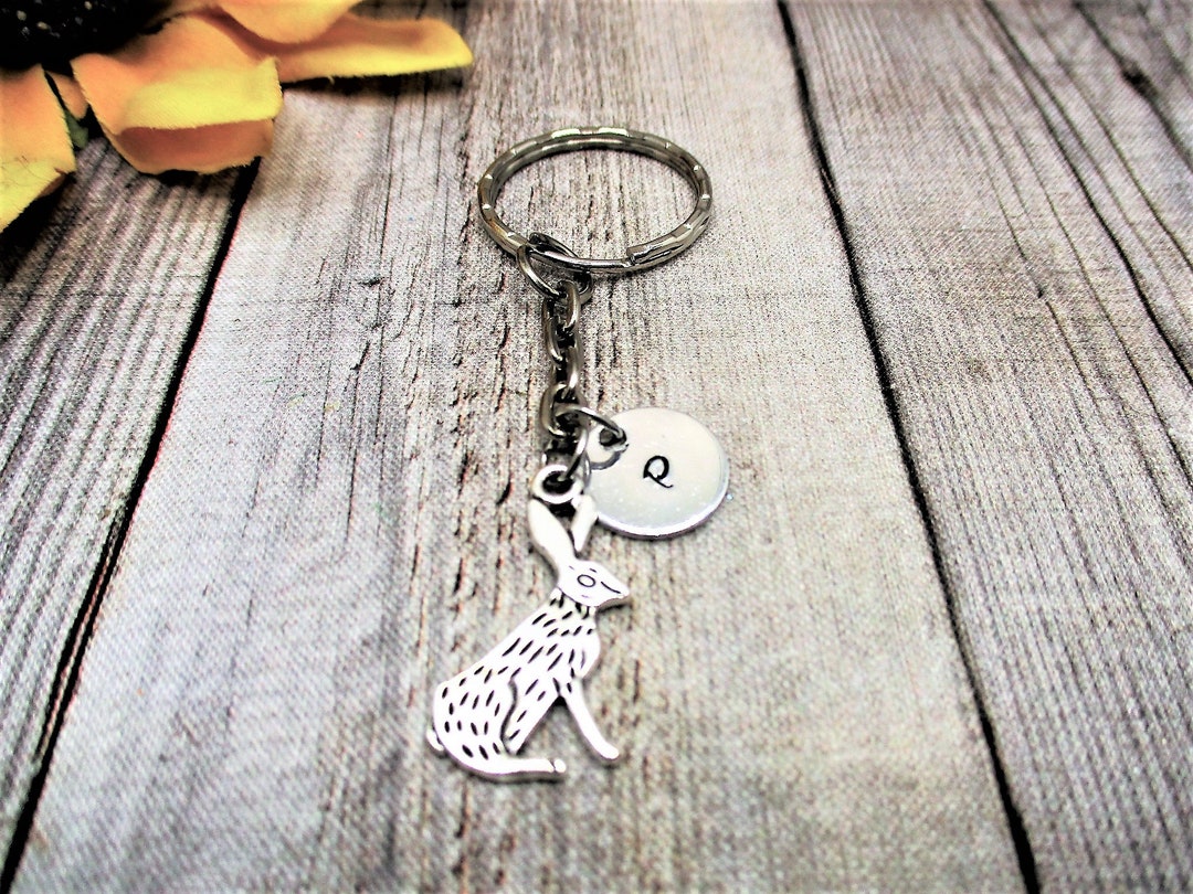 Bunny Keychain Animal Keychain Rabbit Keychain Personalized Gifts for ...