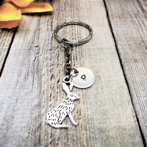 Bunny Keychain Animal Keychain Rabbit Keychain Personalized Gifts For Her