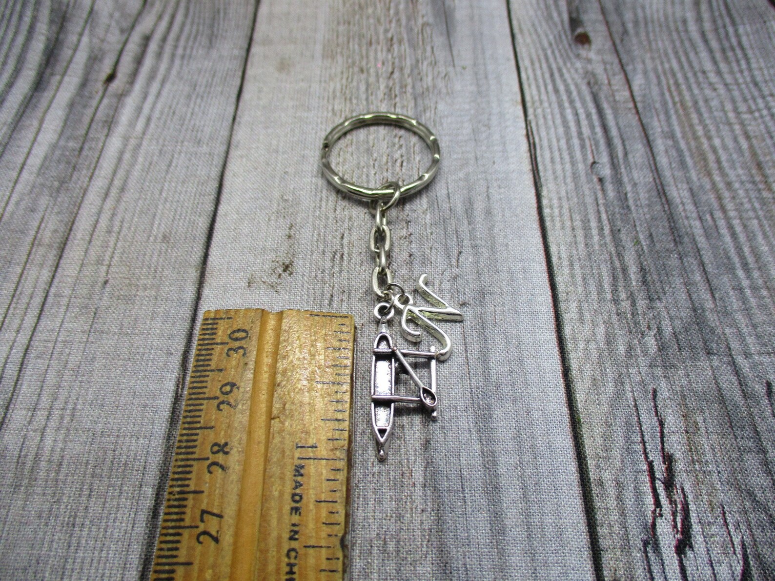 Canoe Keychain Outrigger Keychain Silver Canoe Keychain Etsy
