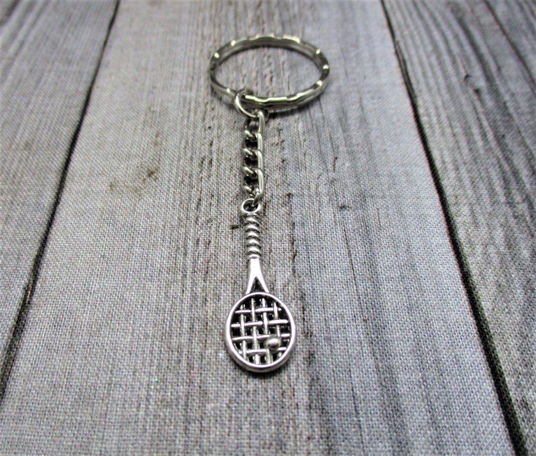 Tennis Racket Keychain Sports Gifts for Her / Him Etsy UK