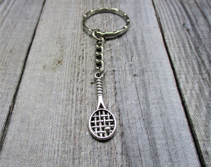 Tennis Racket  Keychain Sports Gifts For Her / Him