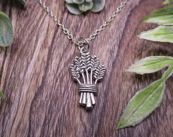 Wheat Necklace Plant Necklace Gifts for 