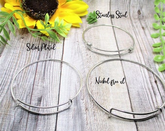 Moon Charm Bracelet W/ Birthstone Initial Half Moon Bracelet Mystical Moon  Jewelry Gift for Her Birthday Celestial