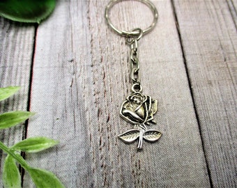 Rose Keychain Flower Keychain Gift For Her