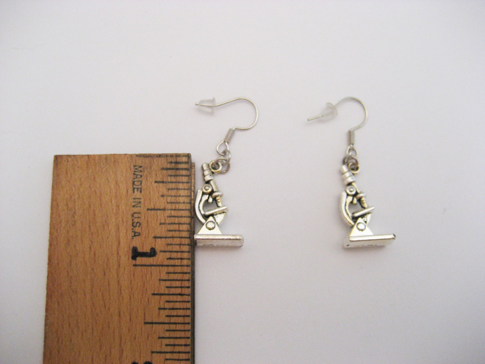 Microscope Earrings Science Earrings STEM Earrings Biology Etsy