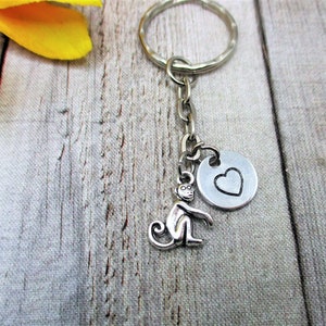 Monkey Keychain Animal Keychain  Personalized Gifts For Her