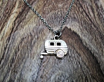 Camper Necklace  Gifts For Her / Him RV Jewelry Travel Trailer Necklace 5th Wheel Trailer Jewelry Rv Camper
