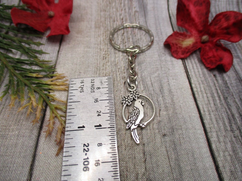 Parrot Keychain Bird Keychain Pet Gifts For Him/ Her image 2