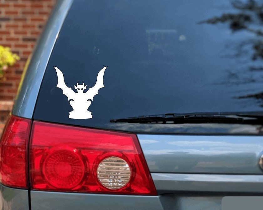 Gargoyle Decal Gargoyle Vinyl Decal for Bumper Sticker, Laptop, Cars ...