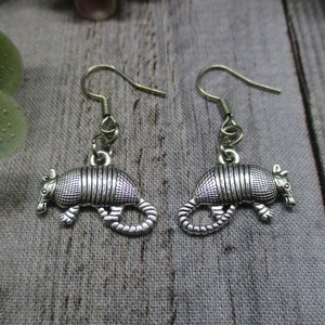 Armadillo Earrings Armadillo Jewelry Texan Earrings Animal Jewelry Texan Gifts For Her