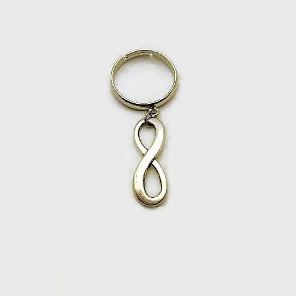 Infinity Ring Charm Ring Adjustable Brass Ring