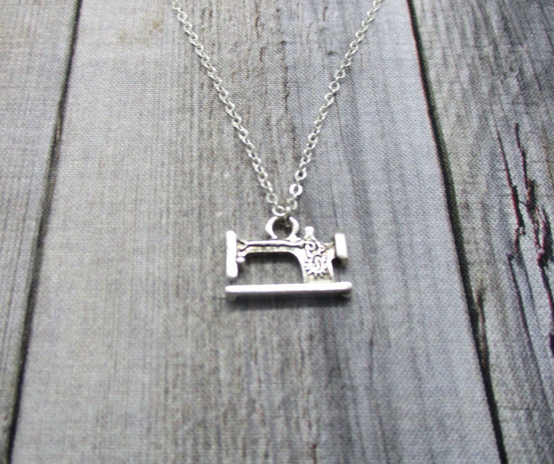 Sewing Machine Necklace Sewing Necklace Sewing Machine Etsy