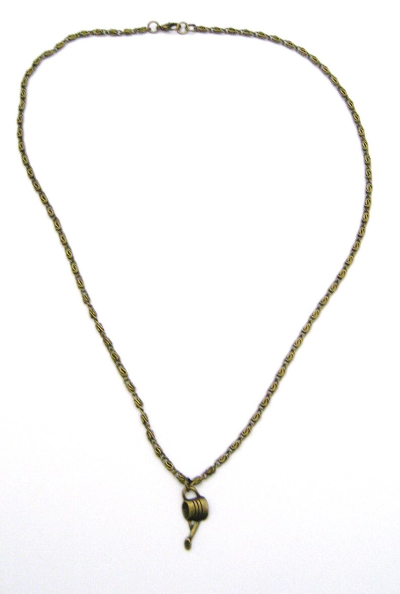 Watering Can Necklace Gardening Jewelry Plant Lovers Gift Etsy