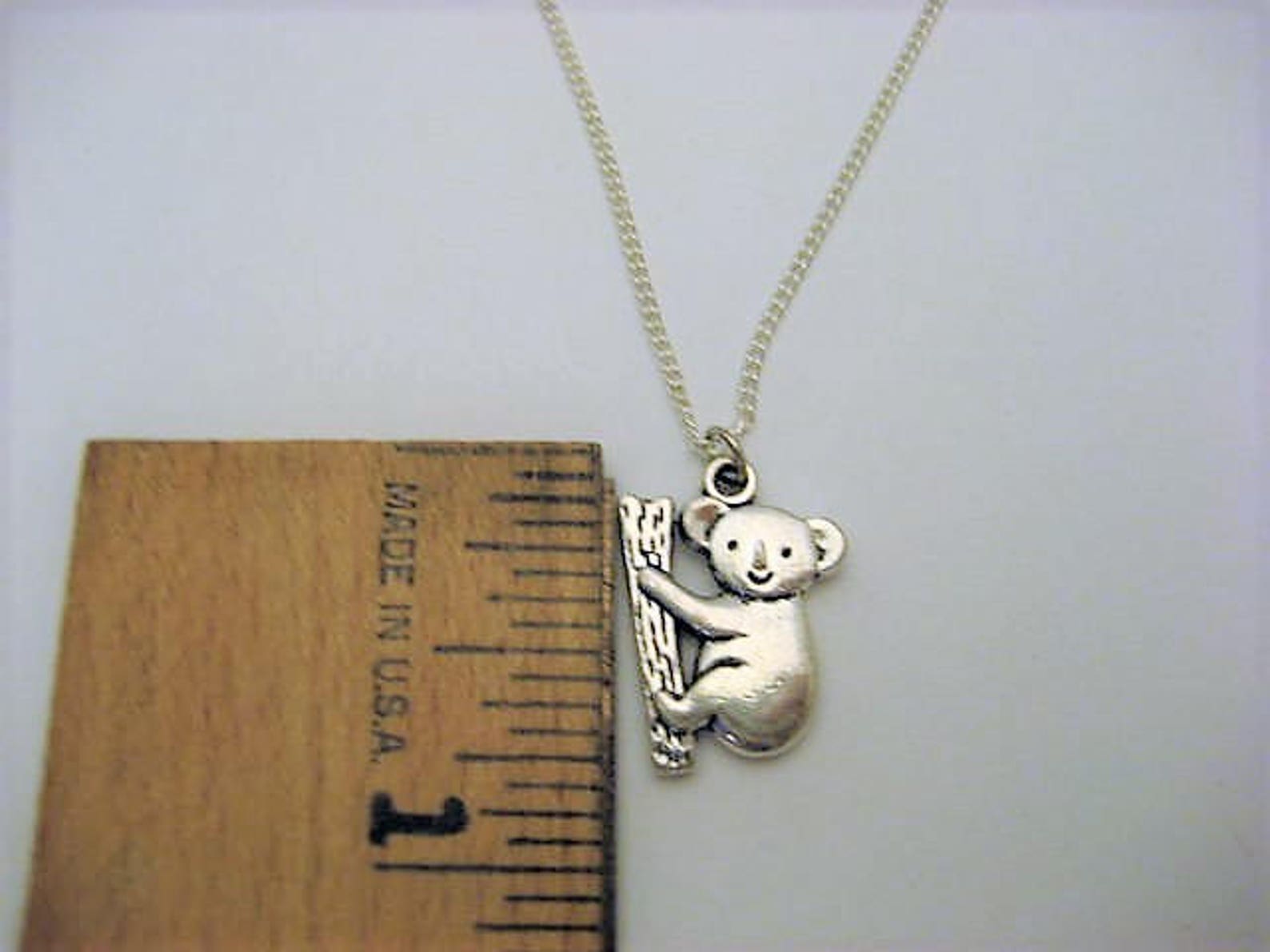 Koala Bear Necklace Koala Necklace Animal Jewelry Animal Etsy