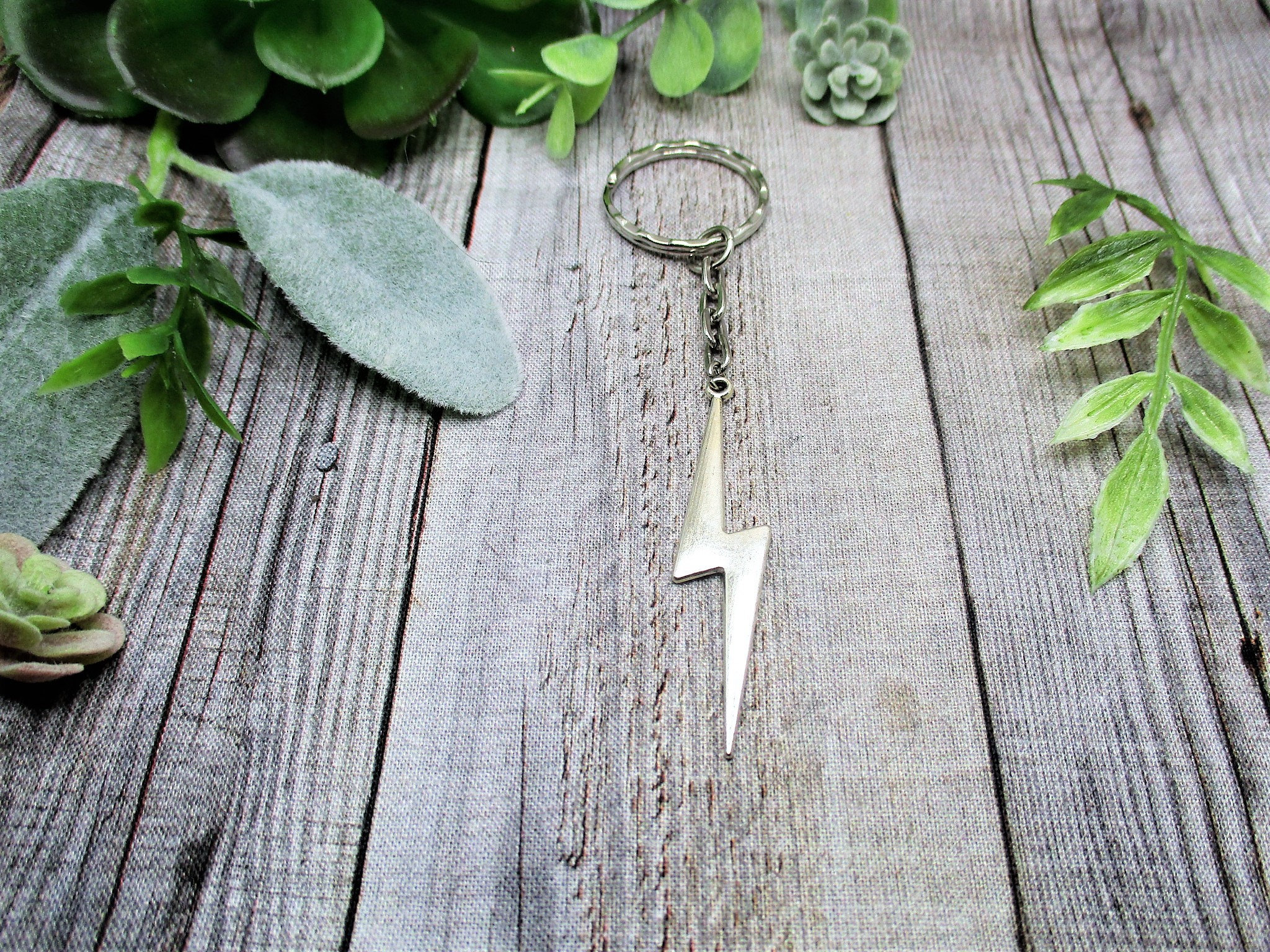 Lightning Bolt Keychain - Etsy Lightning Bolt Keychain - Etsy