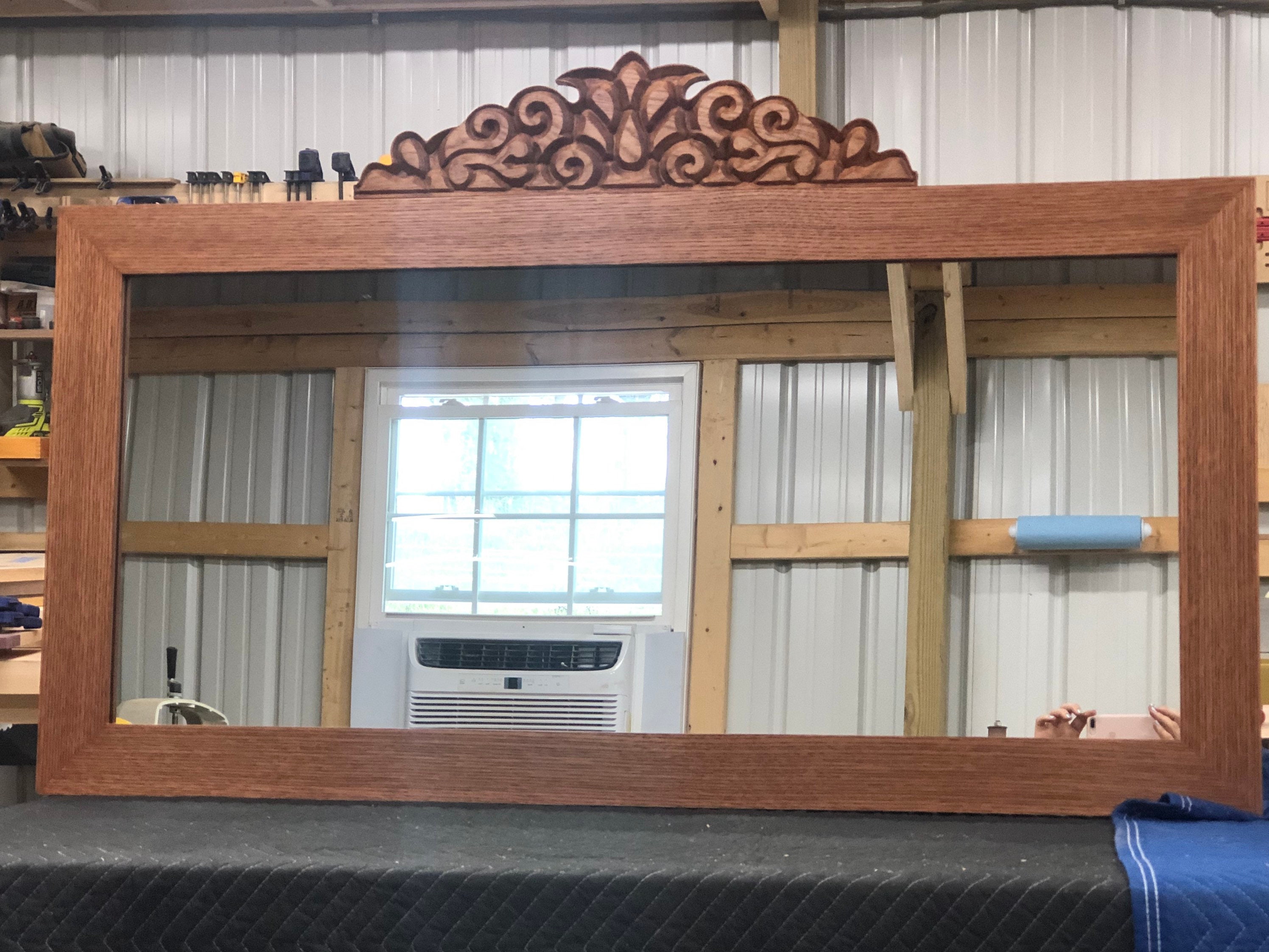 DEPOSIT for Custom Made Beveled Wall Mirror Any Size Any Etsy