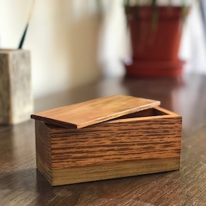 Wooden Box with snug fitting lid